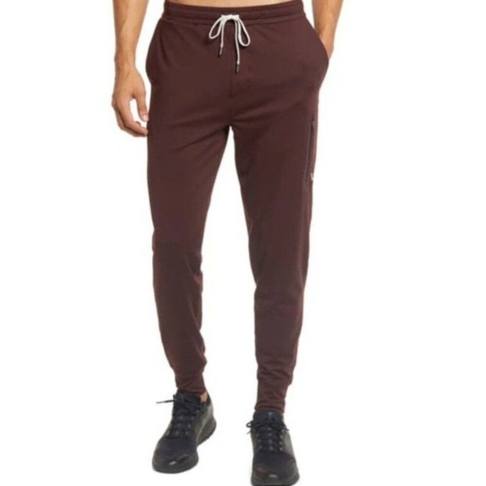 Vuori Sunday Performance Jogger 28” Sz XXL Men’s Burnt Sienna Heather Athleisure
